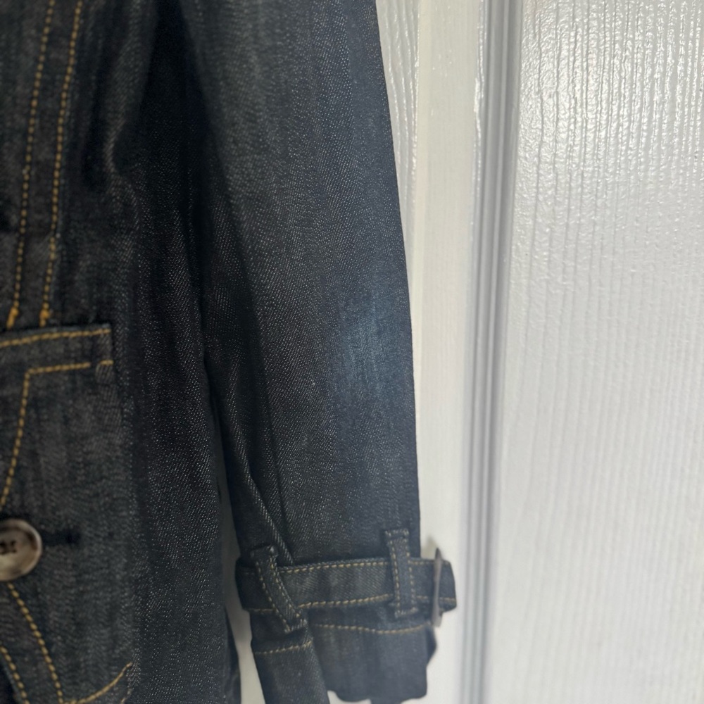 Vintage Ann Taylor Denim Double Breasted Jacket - Size XS - Picture 2 of 6